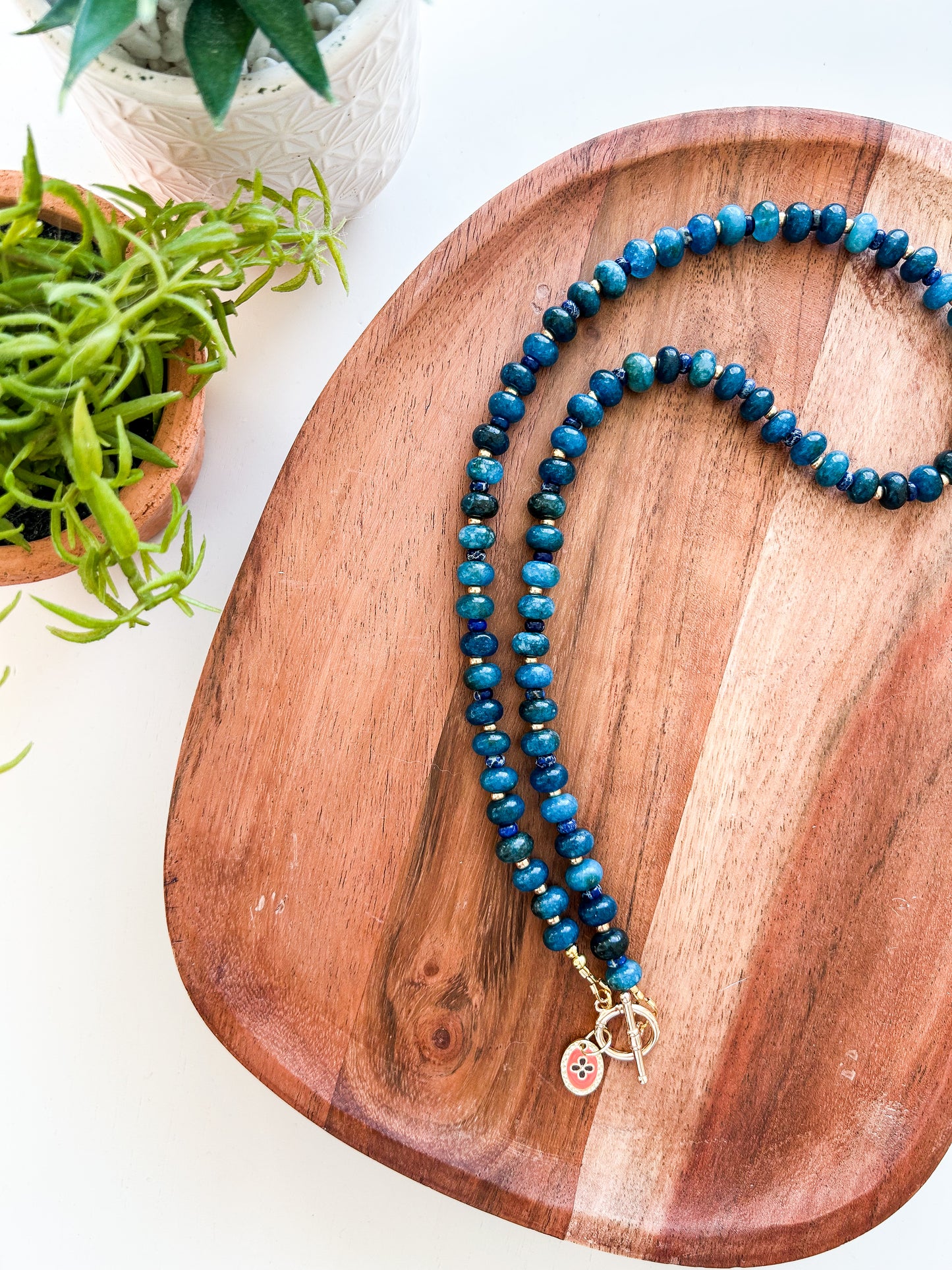 the Lucky Charm necklace